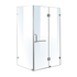 1100 x 900mm Frameless 10mm Glass Shower Screen By Della Francesca