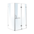 1200 x 1000mm Frameless 10mm Glass Shower Screen By Della Francesca