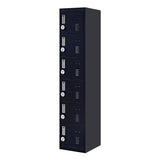 6-Door Locker for Office Gym Shed School Home Storage
