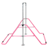 Kids Gymnastics Bars Training Horizontal Bar Monkey Kip Bar Pink