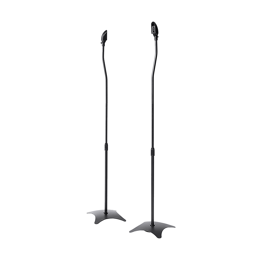 2pcs Speaker Stands Stand Rear Surround Sound Satellite Speakers Adjustable