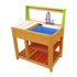 Childrens Outdoor Play Mud Kitchen Sand Pit with Display Shelf