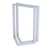 V Shaped Table Bench Desk Legs Retro Industrial Design Fully Welded - White