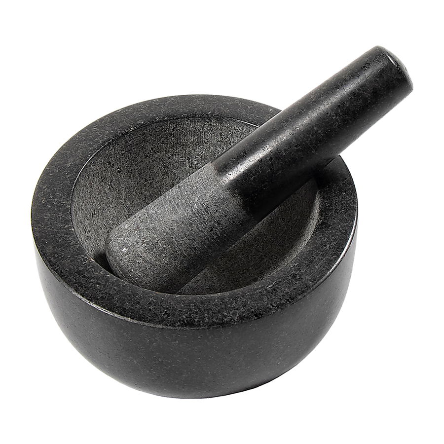Large Pestle and Mortar Set Durable Granite Stone Spice & Herb Crusher