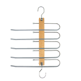 Pants Clothes Coat Hanger Non-slip Magic Space Saver Closet Organizer Rack