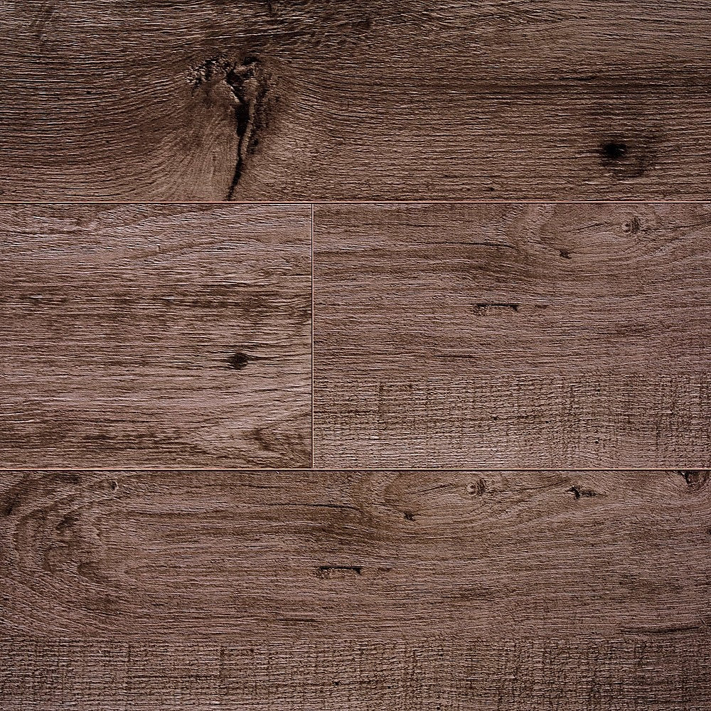 Vinyl Floor Tiles Self Adhesive Flooring Dark Grey Ash Wood Grain 16 Pack 2.3SQM