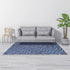 200x300cm Large Floor Blue Waves Rug – Modern Area Carpet for Bedroom & Lounge