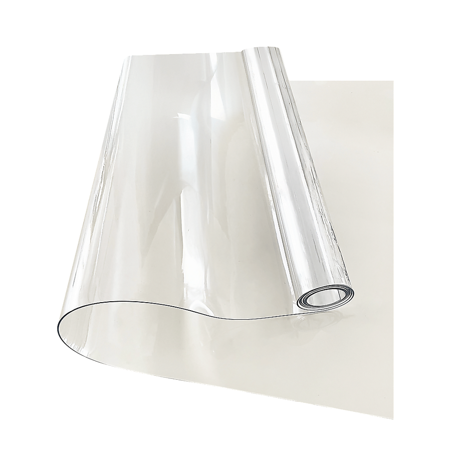 PVC Tablecloth Protector 107X213.4CM Clear Plastic Table Cloth Cover Transparent