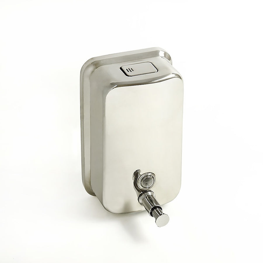 304 Stainless Steel Commercial Liquid Soap Hand Sanitiser Dispenser Wall Mount Bathroom Kitchen Office Hospital Restaura