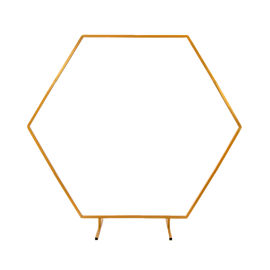 2M Wedding Hex Arch Backdrop Flower Display Stand Frame Background