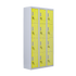 12-Door Locker for Office Gym Shed School Home Storage - Standard Lock with 2 Keys