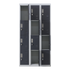 12-Door Locker for Office Gym Shed School Home Storage - Padlock-operated