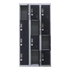 12-Door Locker for Office Gym Shed School Home Storage - 3-Digit Combination Lock