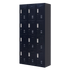 12-Door Locker for Office Gym Shed School Home Storage - Standard Lock with Keys