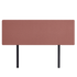 Linen Fabric King Bed Deluxe Headboard Bedhead - Pearl Copper Brown