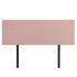 Linen Fabric King Bed Deluxe Headboard Bedhead - Pale Pink