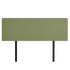 Linen Fabric King Bed Deluxe Headboard Bedhead - Olive Green