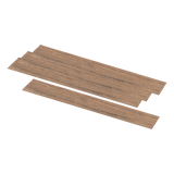 Vinyl Floor Tiles Self Adhesive Flooring Smoked Eucalyptus Wood Grain 16 Pack 2.3SQM