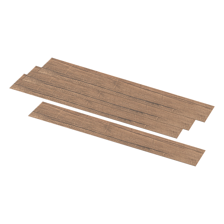 Vinyl Floor Tiles Self Adhesive Flooring Smoked Eucalyptus Wood Grain 16 Pack 2.3SQM