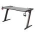 LED Gaming Desk Computer Table with Cup Holder Headphone Hook Cable Hole