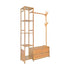 165x100cm Clothes Rack Stand Storage Shelves Modern Coat Tree