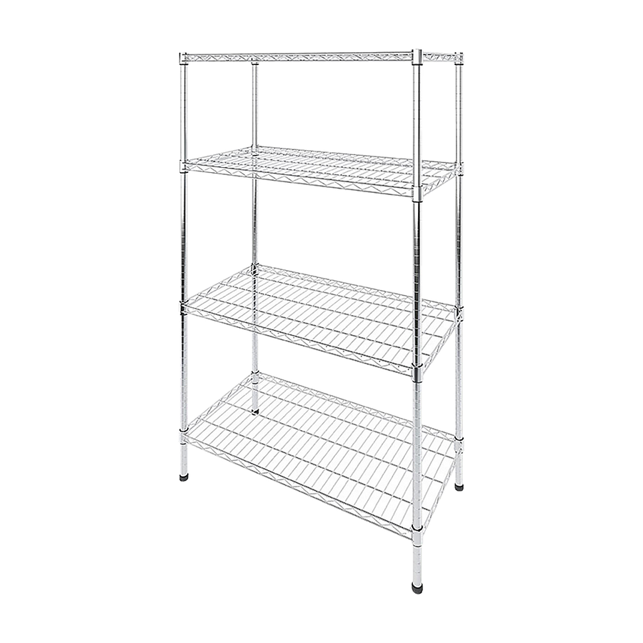 Modular Wire Storage Shelf 900 x 350 x 1800mm Steel Shelving
