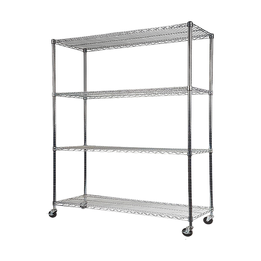 Modular Wire Storage Shelf 1200 x 600 x 1800mm Steel Shelving