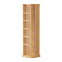 360 Rotating Bookshelf Bamboo Storage Display Rack Shelving in Wood