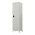 Single-Door Metal Tall Cabinet Shelf Storage for Home Office Gym