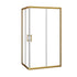 Adjustable 1000x1200mm Double Sliding Door Glass Shower Screen in Gold