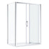 Adjustable 1800x800mm Single Door Corner Sliding Glass Shower Screen in Chrome