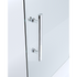 40mm Adjustable Contemporary Corner Sliding Chrome Shower Screen 86x80cm
