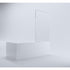 70cm Frameless Swing Bath Panel with Brushed Gunmetal Hardware