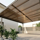 Polycarbonate Roofing Sheets – 105x210x1cm Tinted Bronze Panels, 5 Pack