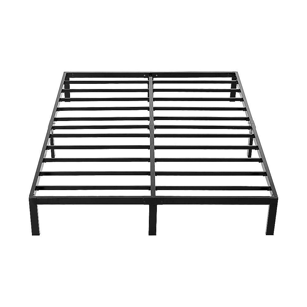 Queen Metal Bed Frame Full Steel Heavy Duty