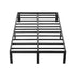 King Single Metal Bed Frame Full Steel Heavy Duty