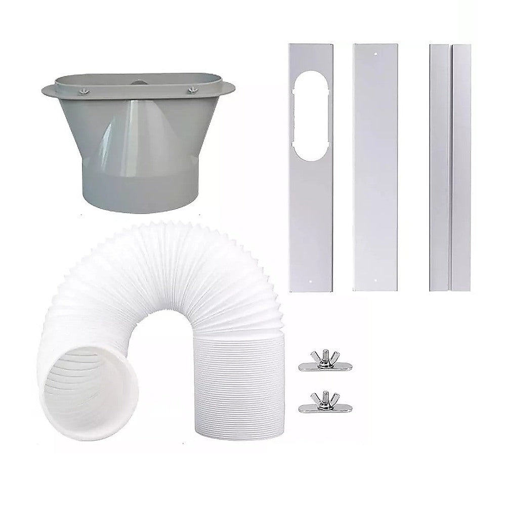 Portable Air Conditioner Window Slide Kit Part Exhaust Adaptor Hose Pipe & Plate