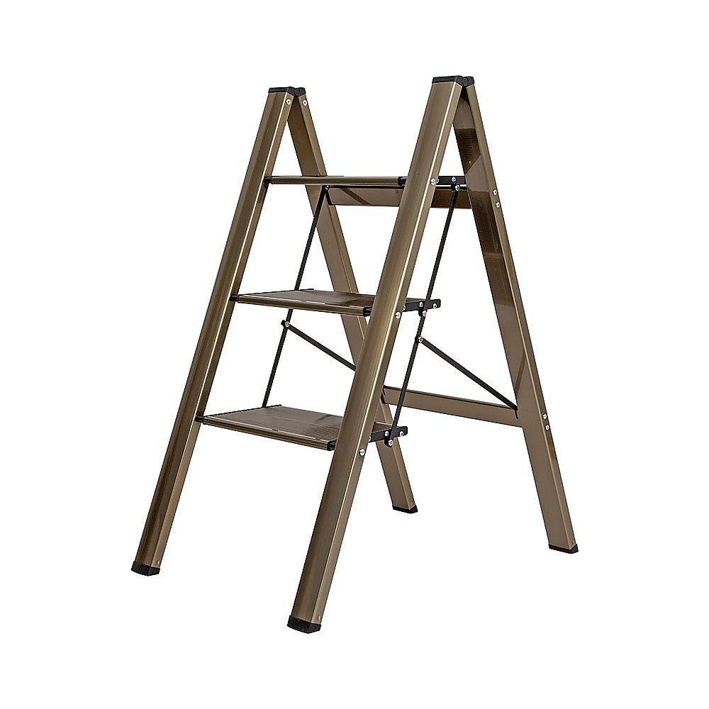 3 Step Ladder Foldable Lightweight – Anti-Slip Safety Stool for Home & Office
