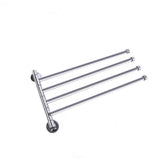 Swivel Towel Rail Chrome Stainless Steel Wall Mounted Bath Rack