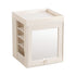 Rotating Organiser Box with Mirror Jewellery Storage for Dressing Table