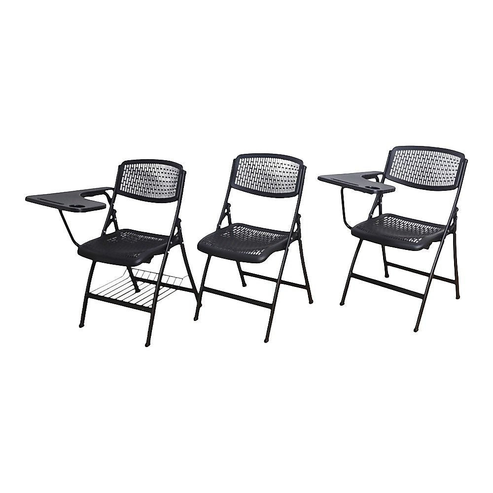 3pc Folding Lecture Chair with Table Top Training