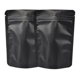 Black Aluminium Mylar Foil Stand Up Pouch 100pcs