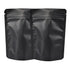 Black Aluminium Mylar Foil Stand Up Pouch 100pcs