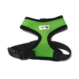 Pet Harness Soft Air Mesh Padded Adjustable - Moondidley Pets X-Large Green