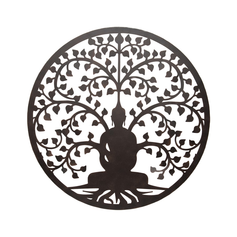 Lasercut Buddha Serenity Wall Art 80cm