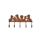 Cute Dogs 5 Hooks Wall Hanging 22cm