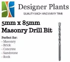 5mm Masonry Drill Bit (Masonry Surfaces)