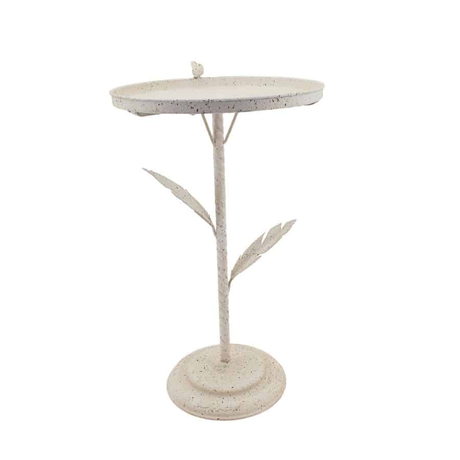 Riviera Birdfeeder w Leaves On Stand 59cm