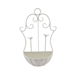 Fleur Wall Planter w 2 Birds 49cm