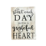 Grateful Heart Wall Art 30x40cm
